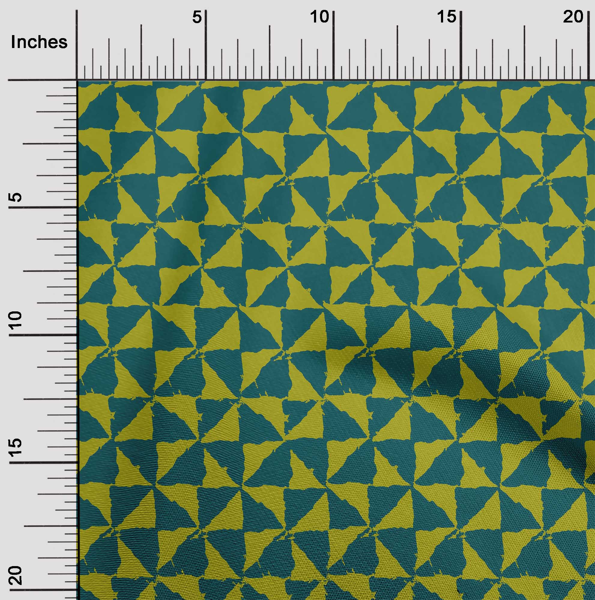 

OneOone Cotton Flex Fabric Geometric Block Fabric Prints By Yard 40 Inch 42 Inch - Viscose Chiffon зелений