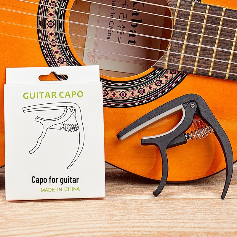 Folk- & E-Gitarren-Kapodaster mit großem Handgriff und Ukulelen-Tonhöhenveränderer