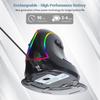 Vertical Wireless Mouse, USB, Bluetooth 5.1 Connection, 3 Modes, Large Size, RGB Lighting, Silent Operation, Rechargeable, 7 Buttons, Ergonomic