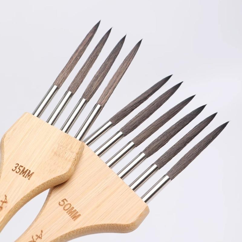 Pennelli da Pittura per Artisti a 4/6 Denti Pennelli per Pittura Pennello per Pittura Acrilica Pennelli da Pittura Multi-Dente per Pittura ad Acquerello Acrilico