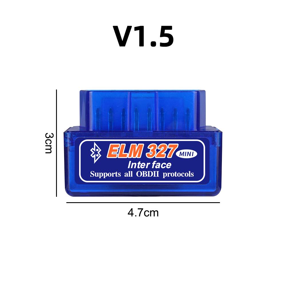 OBD2 Scanner Car Elm327 V1.5 Code Reader Car Mini OBDII Diagnostic Tools Bluetooth Diagnosis Scanner for Android IOS Windows