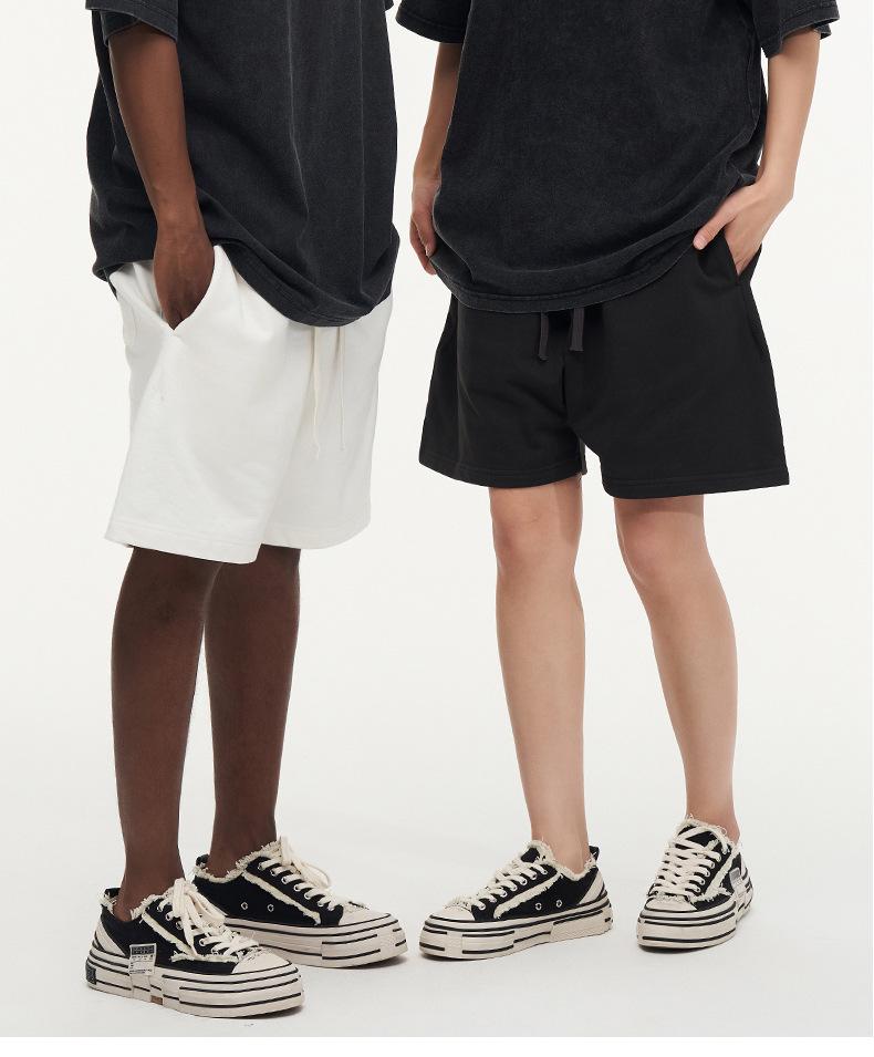 230g Gewaschenes Vintage Europäisches Schweres Übergroßes T-Shirt mit überschnittenen Schultern & Rundhalsausschnitt