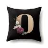 Polyester Pillowcase Home Car Decoration Printing Pillowcase 26 English Letter Cushion Cover