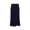 MONPLISSE [Women'S] Winter Wrap-Style H-Line Pleated Skirt [Navy]