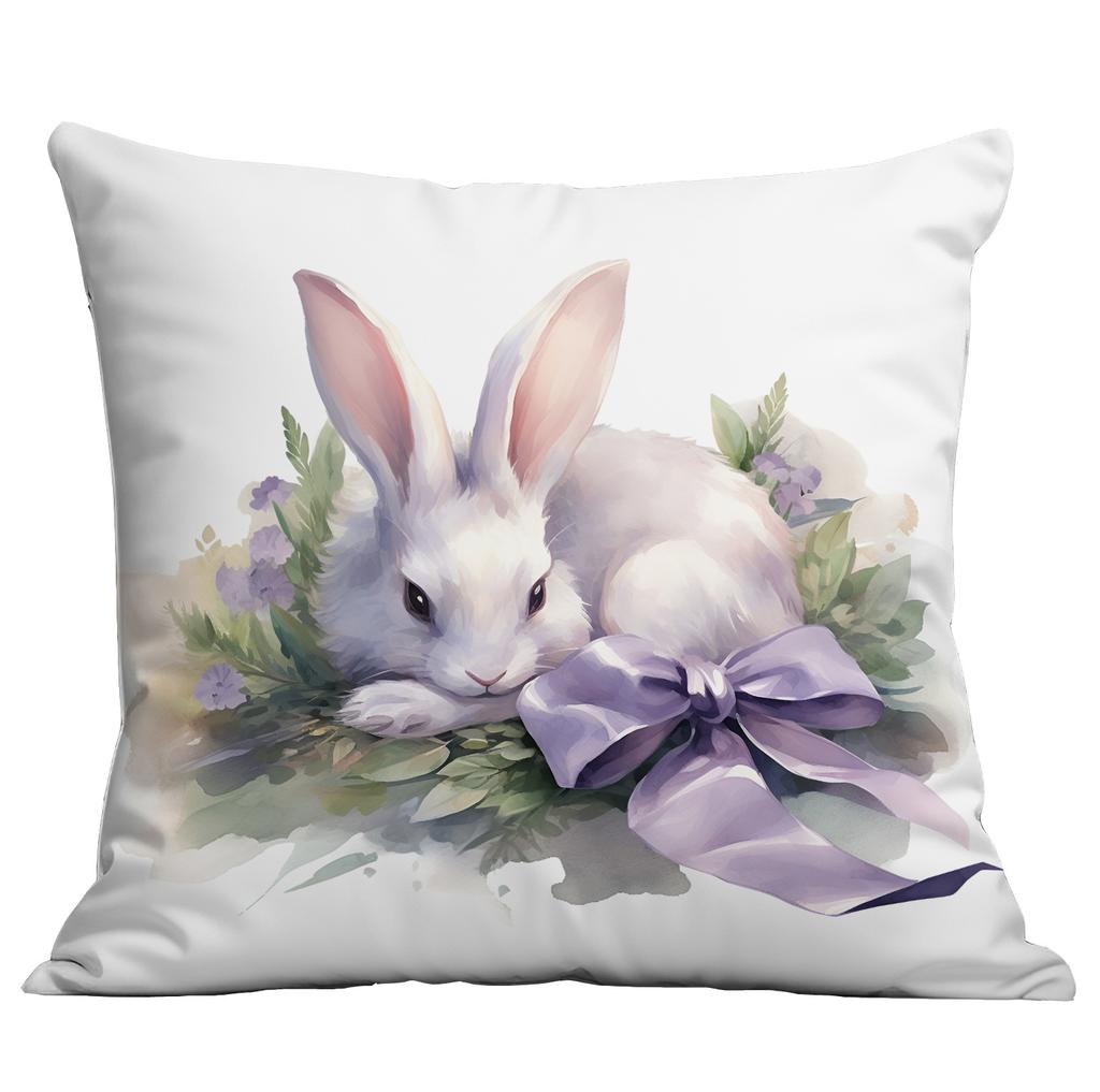 Hot Easter Bunny Purple Series Pillow Case with Pillow Case with A Variety of Pillow Covers Available