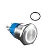 Waterproof 16mm Metal Self-Locking Switch Button with Bright LED Light Lamp