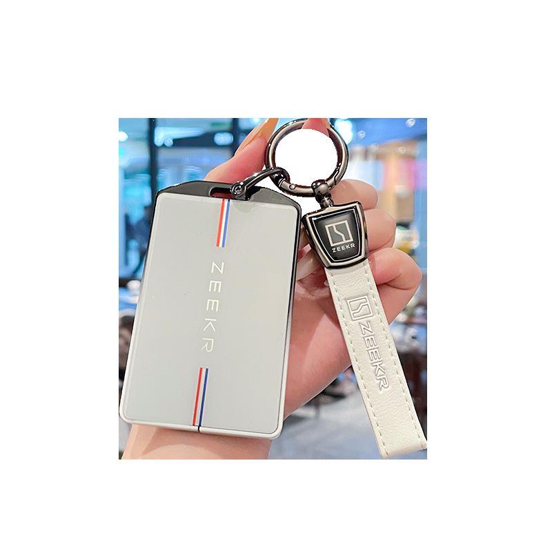 Fits Jike 001009X Key Case, Metal Shell Card Protector with Pendant Buckle, Unisex