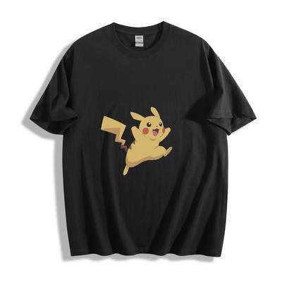 Pikachu Springen Grafik T-Shirt