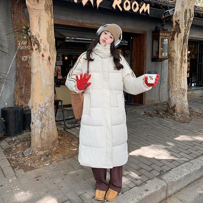 Down Cotton-padded Jacket Women's Long Winter New Over-the-knee Long Coat Loose Padded Cotton-padded Jacket