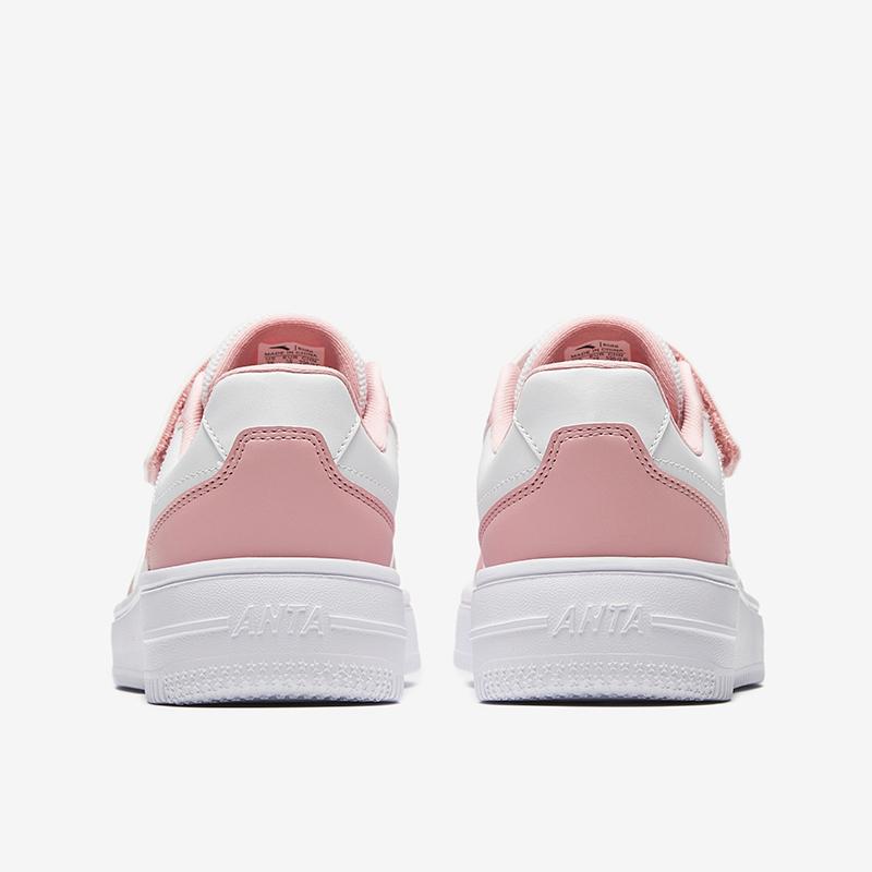 Anta Kids Trendy Fashion Comfortable Versatile Color Block Sports Casual Commuting School Lightweight Shock Absorption Low Top Kids Sneakers A22538088