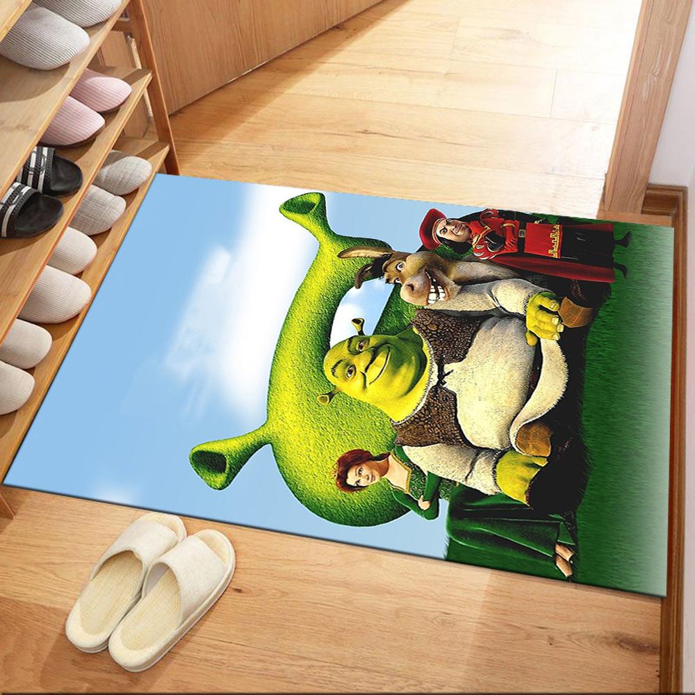 Shrek's Epic Adventures Square Rugs Are a Great Choice for Living Rooms, Bedrooms, Home Décor, and As Gifts.