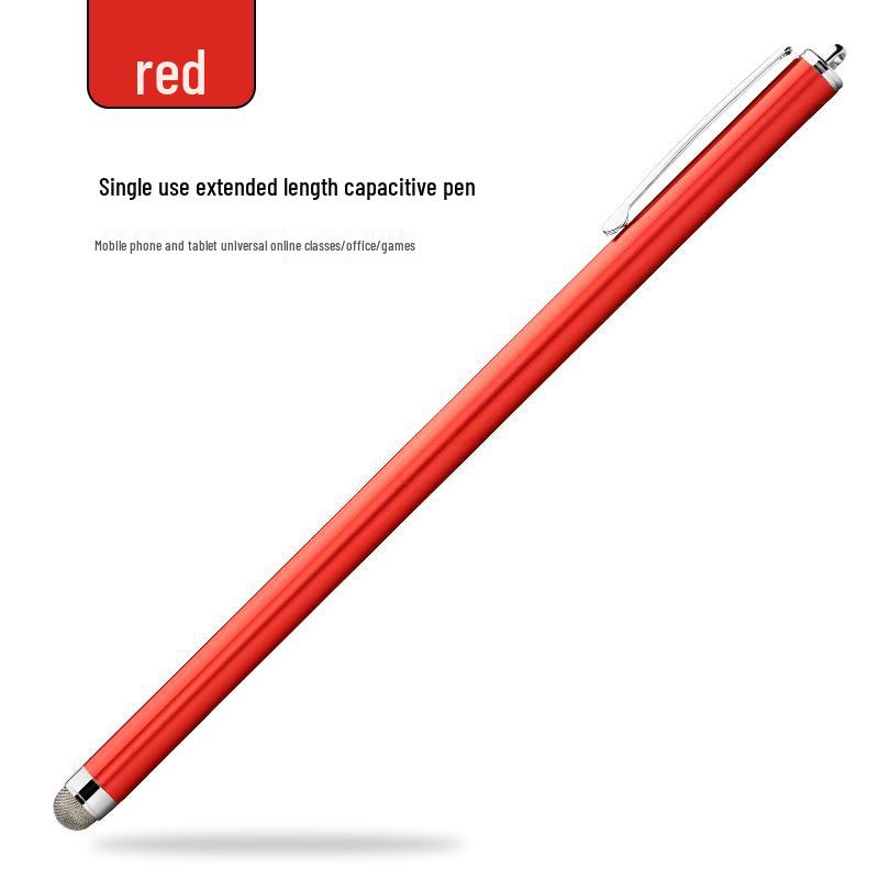 Universal Metal Capacitive Touch Pen with Replaceable Cloth Tip for Android & iOS