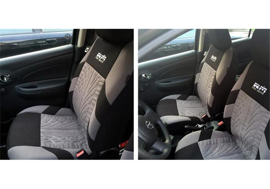 Classic Washable Embroidery 2PCS Car Seat Covers Set Universal For Most Brand Vehicle Interior Accessories Seat Covers