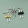 1Set Guitar Headstock Mounted Allen Key Headstock Wrench Holder Tools For Tremolo Guitar Bass With Mounting Screws