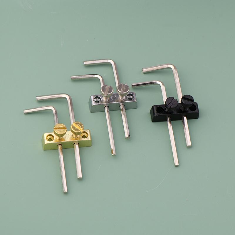 1Set Guitar Headstock Mounted Allen Key Headstock Wrench Holder Tools For Tremolo Guitar Bass With Mounting Screws