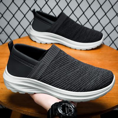 Shoes Men's Summer New Old Beijing Cloth Shoes Solid Color Versatile Breathable Men's Shoes One-pedal Shoes Men