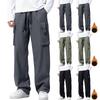 Men's Leisure Loose Drooping Sensation Straight Cylinder Workwear Trousers