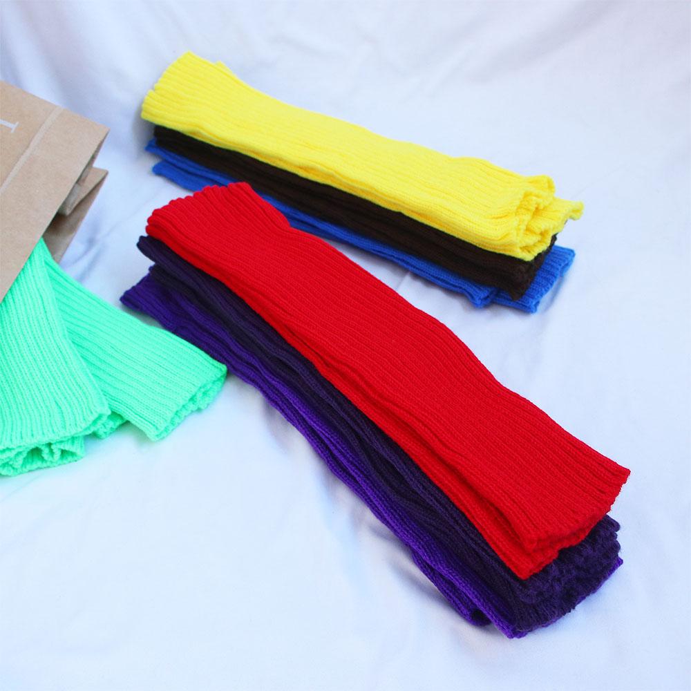 Cosplay Halloween Costume Accessories Knitted Socks Women Hosiery Wool Leg Warmers Foot Cover