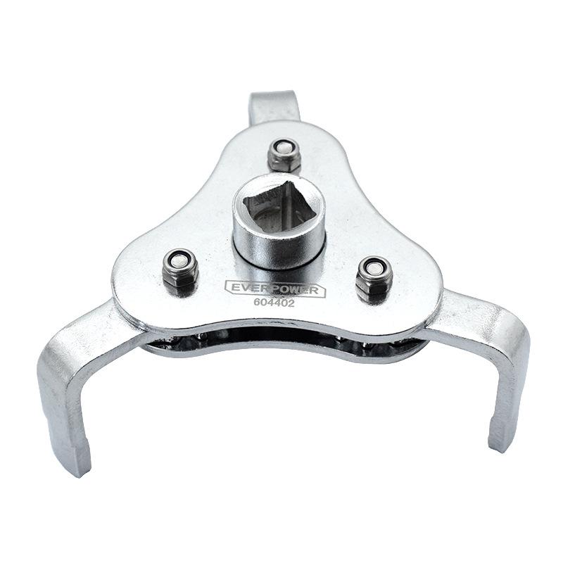 AIWEIBOER Two-Way Three-Jaw Oil Filter Wrench with Ball Head Remover 63-120 mm