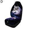 Universal Car Seat Cover Thickening Polyester 3D Wolf Seat Auto Inclusive Front Cover Interior V9Z5