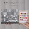 A-002 Heartbeat Moment Nail Art Steel Plate with Scraper: High-Value, Popular Design Transfer Tool.