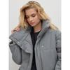 2025 Winter Autumn New Cotton Coat Women's Stand Collar Belted Irregular Mid-Length Outerwear Fashion Europe America Style
