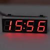 DIY Digital Tube LED Electronic Clock Time Car Thermometer Voltage Meter Monitor