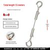 Stainless Steel Adjustable Wire Sling Hook for Art Exhibition Hanging