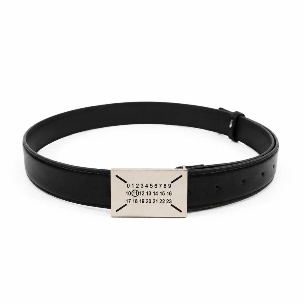Ins Style PU Leather Belt Snap Buckle Alloy Buckle Belt Fashion Decorative Belt For Men Women