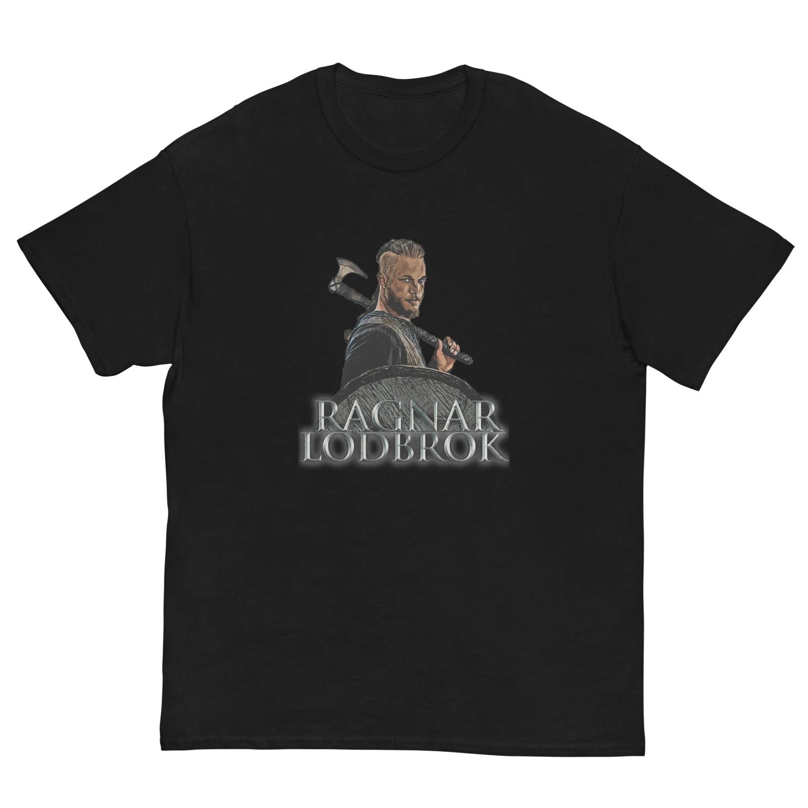 Vikings Ragnar Lodbrok Shirt - Design for True Viking Fans XXL