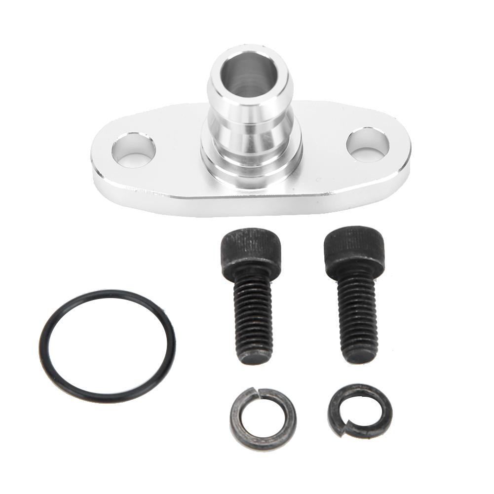 18mm Billet Turbo Oil Drain Return Flange Adapter for T3 T4 T3T4 T70 T04E Turbine
