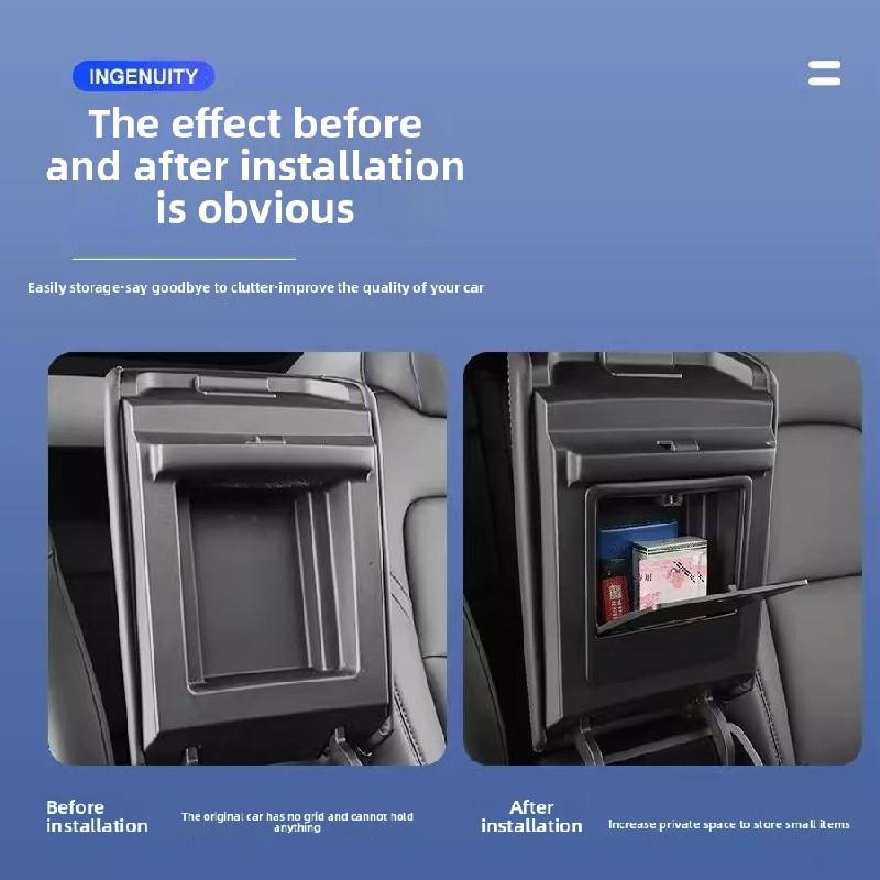 For Tesla Model 3 2017 2018 2019 2020 2025 2025 2025 Car Center Console Tidying Tray Armrest Case Hidden Storage Box Accessories