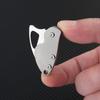 Keychain Pendant Mini Folding Cutter High Hardness Rust-resistant Portable Sharp Cutter Titanium Alloy Multi-purpose