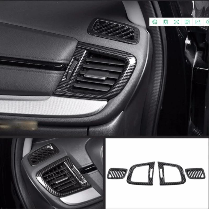 For Honda CRV CR-V C-RV 2017- ABS Carbonfiber Armrest  Window Swtich Cover Gear Shift Panle Air Outlet Steering Wheel Cover
