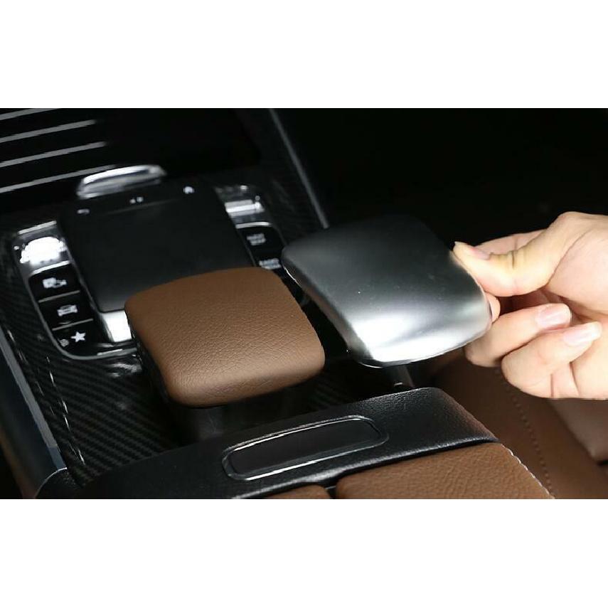 Fit For Benz GLB W247 -22 Matte Silver Central Console Gear Shift Knob Trim