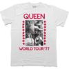 Queen T-Shirt: World Tour 77 OFFICIAL NEW
