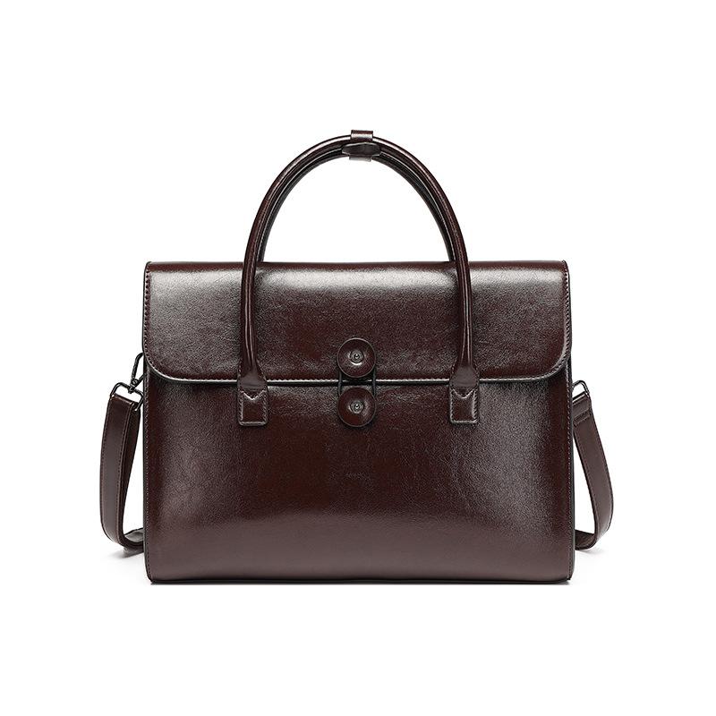 Borsa porta laptop in vera pelle da donna, borsa per computer, organizer per documenti da lavoro, tote per Ipad, borsa a mano da pendolare per signora