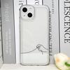 Simple Lines Lovers Couples Phone Case for IPhone 16 Pro Max 15 14 13 12 11 Mini X XR XS SE2 7 8 14 Plus Soft Cover Paired Shell