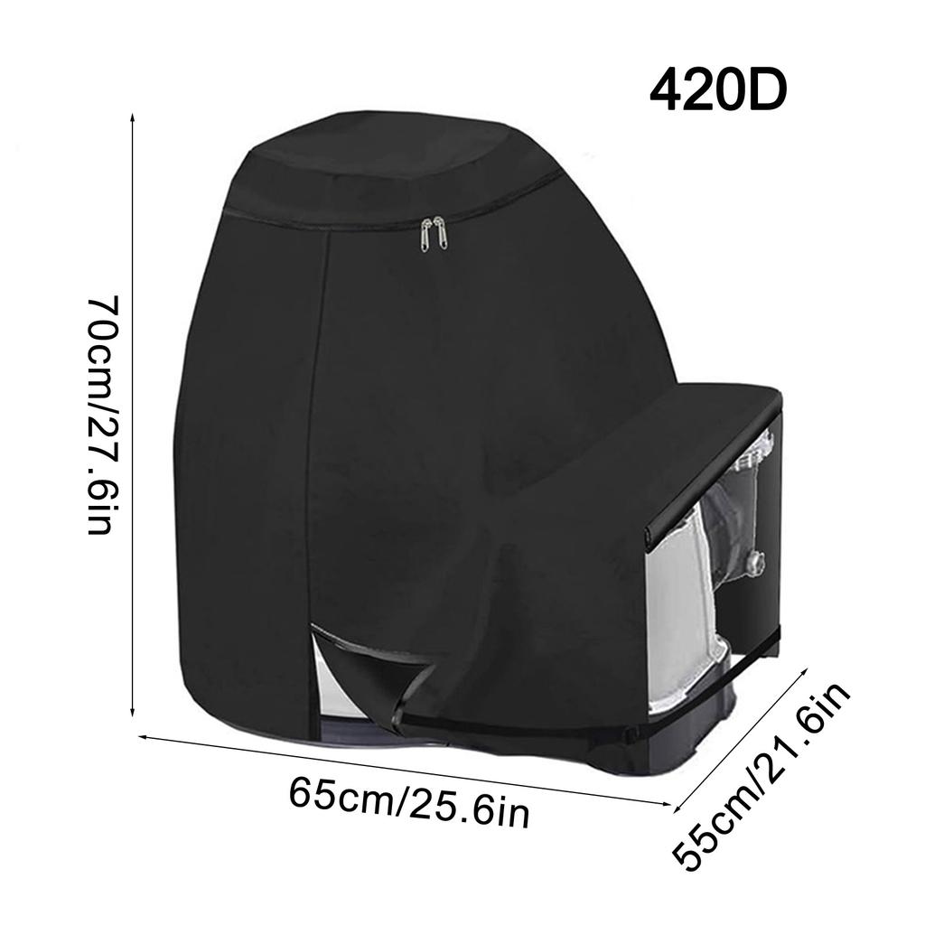 Sand Filter Pump Cover Made of Waterproof Oxford Cloth UV Resistant Easy to Use for 16in 18in Models Secure Design