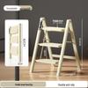 Multifunctional Folding A-Frame Telescopic Ladder: Indoor Thickened 3 or 4-Step Climbing Ladder