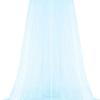 Queen Size Bed Canopy Princess Round Dome Bed Canopy Dome for Picnic Courtyard Outdoor Household Blue