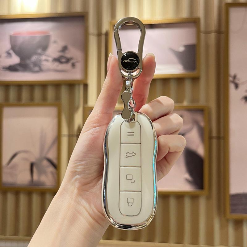 2024 Xiaomi SU7 Pro Max Protective Key Case with Car Model Buckle