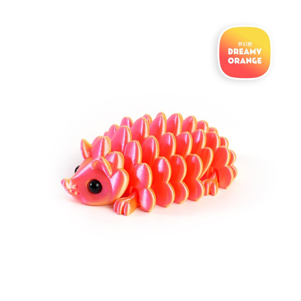 3D Printed Hedgehog Pine Cone Toy Articulated Cute Figurine for Desk Decoration Collectible Miniature Model Trending Gift