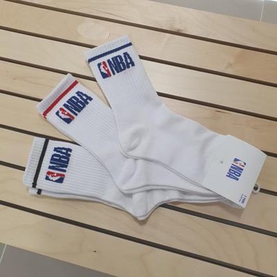 NBA Unisex Logo Lettering Crew Socks 3-Pack N255AO201P