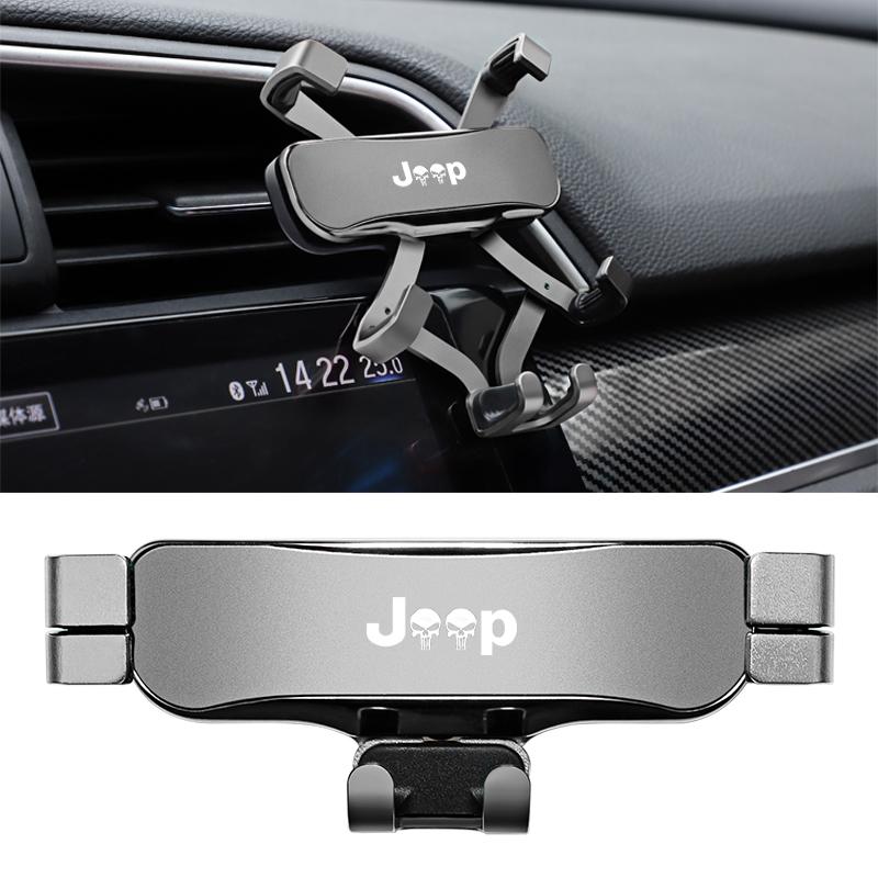 Portabicchieri Porta Telefono per Auto Clip per Bocchetta d'Aria Supporto Accessori per Jeep Wrangler JL JK Renegade Grand Compass Gladiator Cher