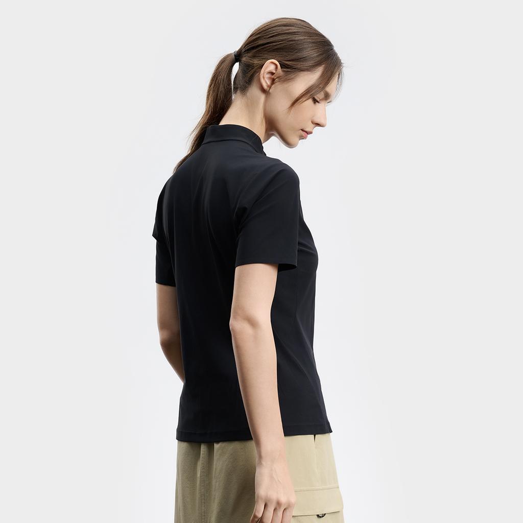 New FILA X BBC EARTH Athletics T Shirt Women's Pitch Black A11W437103FBK