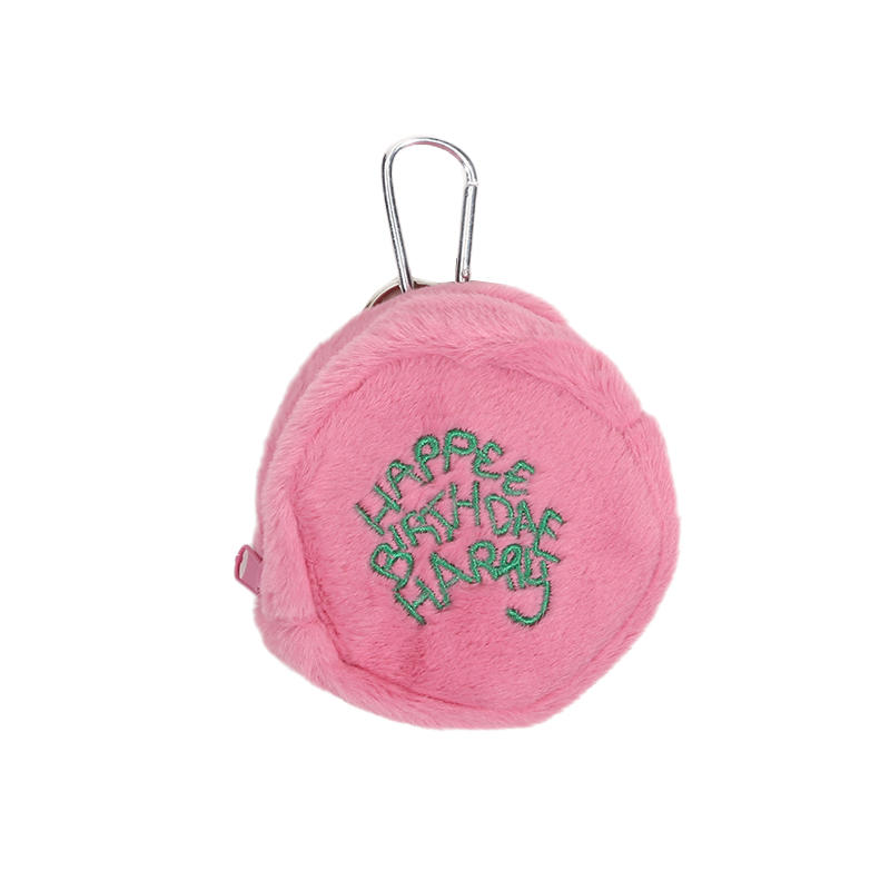 Plush Storage Bag Mini Headphone Bag For Girls Makeup Bag Student Purse For Women