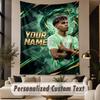 Tapiserie cu Text Personalizat Tapiserie de Perete cu Imprimeu Lamine Yamal Decor de Perete pentru Interior Sufragerie