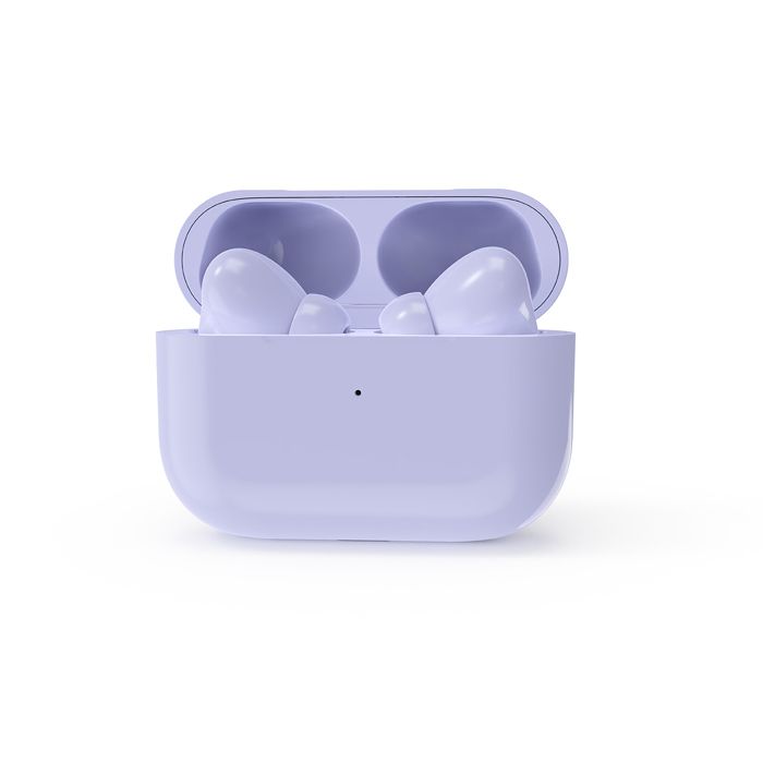 Gembird Wireless TWS In-Ears Violet - Écouteurs Bluetooth 5.0 avec Temps de Veille de 200h, Appels Mains Libres, Indicateur LED,