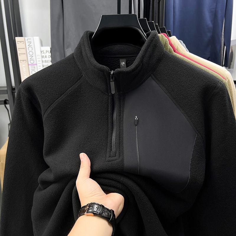 

Affordable Winter Hoodie: Thick Lambswool Velvet for Warmth and Casual Outdoor Wear - Perfect for Autumn and Winter 3XL чорний